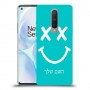 סמיילי כיסוי מגן קשיח בעיצוב אישי עם השם שלך ל OnePlus 8 יחידה אחת סקרין מובייל