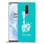 פסל החירות כיסוי מגן קשיח בעיצוב אישי עם השם שלך ל OnePlus 8 יחידה אחת סקרין מובייל