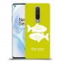 דגים כיסוי מגן קשיח בעיצוב אישי עם השם שלך ל OnePlus 8 יחידה אחת סקרין מובייל