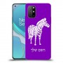 זברה כיסוי מגן קשיח בעיצוב אישי עם השם שלך ל OnePlus 8T יחידה אחת סקרין מובייל