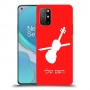 כינור כיסוי מגן קשיח בעיצוב אישי עם השם שלך ל OnePlus 8T יחידה אחת סקרין מובייל