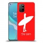 גלישה כיסוי מגן קשיח בעיצוב אישי עם השם שלך ל OnePlus 8T יחידה אחת סקרין מובייל