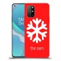 שלג כיסוי מגן קשיח בעיצוב אישי עם השם שלך ל OnePlus 8T יחידה אחת סקרין מובייל