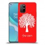 עץ כיסוי מגן קשיח בעיצוב אישי עם השם שלך ל OnePlus 8T יחידה אחת סקרין מובייל