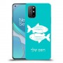 דגים כיסוי מגן קשיח בעיצוב אישי עם השם שלך ל OnePlus 8T יחידה אחת סקרין מובייל