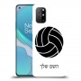 כדורעף - כדור כיסוי מגן קשיח בעיצוב אישי עם השם שלך ל OnePlus 8T יחידה אחת סקרין מובייל