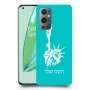 פסל החירות כיסוי מגן קשיח בעיצוב אישי עם השם שלך ל OnePlus 9 Pro יחידה אחת סקרין מובייל
