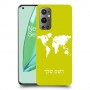 מפת העולם כיסוי מגן קשיח בעיצוב אישי עם השם שלך ל OnePlus 9 Pro יחידה אחת סקרין מובייל