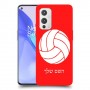 כדורעף - כדור כיסוי מגן קשיח בעיצוב אישי עם השם שלך ל OnePlus 9 יחידה אחת סקרין מובייל