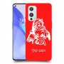 סנטה קלאוס כיסוי מגן קשיח בעיצוב אישי עם השם שלך ל OnePlus 9 יחידה אחת סקרין מובייל