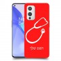 רופא סטטוסקופ כיסוי מגן קשיח בעיצוב אישי עם השם שלך ל OnePlus 9 יחידה אחת סקרין מובייל