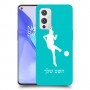 כדורגל - אישה כיסוי מגן קשיח בעיצוב אישי עם השם שלך ל OnePlus 9 יחידה אחת סקרין מובייל