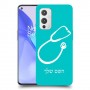 רופא סטטוסקופ כיסוי מגן קשיח בעיצוב אישי עם השם שלך ל OnePlus 9 יחידה אחת סקרין מובייל