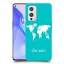 מפת העולם כיסוי מגן קשיח בעיצוב אישי עם השם שלך ל OnePlus 9 יחידה אחת סקרין מובייל