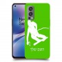 סקִי כיסוי מגן קשיח בעיצוב אישי עם השם שלך ל OnePlus Nord 2 5G יחידה אחת סקרין מובייל