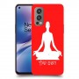 יוגה כיסוי מגן קשיח בעיצוב אישי עם השם שלך ל OnePlus Nord 2 5G יחידה אחת סקרין מובייל