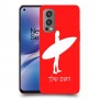 גלישה כיסוי מגן קשיח בעיצוב אישי עם השם שלך ל OnePlus Nord 2 5G יחידה אחת סקרין מובייל