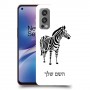 זברה כיסוי מגן קשיח בעיצוב אישי עם השם שלך ל OnePlus Nord 2 5G יחידה אחת סקרין מובייל