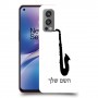 סקספון כיסוי מגן קשיח בעיצוב אישי עם השם שלך ל OnePlus Nord 2 5G יחידה אחת סקרין מובייל