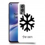 שלג כיסוי מגן קשיח בעיצוב אישי עם השם שלך ל OnePlus Nord 2 5G יחידה אחת סקרין מובייל