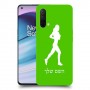 ג'וגלין - אישה כיסוי מגן קשיח בעיצוב אישי עם השם שלך ל OnePlus Nord CE 5G יחידה אחת סקרין מובייל