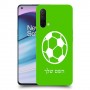 כדורגל - כדור כיסוי מגן קשיח בעיצוב אישי עם השם שלך ל OnePlus Nord CE 5G יחידה אחת סקרין מובייל