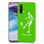 שחקן כדורגל כיסוי מגן קשיח בעיצוב אישי עם השם שלך ל OnePlus Nord CE 5G יחידה אחת סקרין מובייל