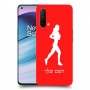 ג'וגלין - אישה כיסוי מגן קשיח בעיצוב אישי עם השם שלך ל OnePlus Nord CE 5G יחידה אחת סקרין מובייל