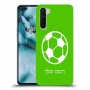כדורגל - כדור כיסוי מגן קשיח בעיצוב אישי עם השם שלך ל OnePlus Nord יחידה אחת סקרין מובייל