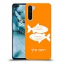 דגים כיסוי מגן קשיח בעיצוב אישי עם השם שלך ל OnePlus Nord יחידה אחת סקרין מובייל