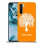 עץ כיסוי מגן קשיח בעיצוב אישי עם השם שלך ל OnePlus Nord יחידה אחת סקרין מובייל