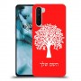 עץ כיסוי מגן קשיח בעיצוב אישי עם השם שלך ל OnePlus Nord יחידה אחת סקרין מובייל