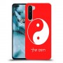סמל יינג יאנג - סין כיסוי מגן קשיח בעיצוב אישי עם השם שלך ל OnePlus Nord יחידה אחת סקרין מובייל
