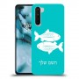 דגים כיסוי מגן קשיח בעיצוב אישי עם השם שלך ל OnePlus Nord יחידה אחת סקרין מובייל