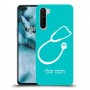 רופא סטטוסקופ כיסוי מגן קשיח בעיצוב אישי עם השם שלך ל OnePlus Nord יחידה אחת סקרין מובייל