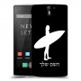 גלישה כיסוי מגן קשיח בעיצוב אישי עם השם שלך ל OnePlus One יחידה אחת סקרין מובייל