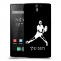 שחקן טניס כיסוי מגן קשיח בעיצוב אישי עם השם שלך ל OnePlus One יחידה אחת סקרין מובייל