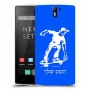 ילד סקייטבורד כיסוי מגן קשיח בעיצוב אישי עם השם שלך ל OnePlus One יחידה אחת סקרין מובייל