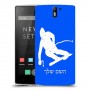 סקִי כיסוי מגן קשיח בעיצוב אישי עם השם שלך ל OnePlus One יחידה אחת סקרין מובייל