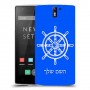 הגה - קפטן - ים כיסוי מגן קשיח בעיצוב אישי עם השם שלך ל OnePlus One יחידה אחת סקרין מובייל