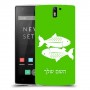 דגים כיסוי מגן קשיח בעיצוב אישי עם השם שלך ל OnePlus One יחידה אחת סקרין מובייל