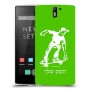 ילד סקייטבורד כיסוי מגן קשיח בעיצוב אישי עם השם שלך ל OnePlus One יחידה אחת סקרין מובייל