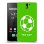 כדורגל - כדור כיסוי מגן קשיח בעיצוב אישי עם השם שלך ל OnePlus One יחידה אחת סקרין מובייל