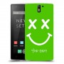 סמיילי כיסוי מגן קשיח בעיצוב אישי עם השם שלך ל OnePlus One יחידה אחת סקרין מובייל