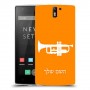 חצוצרה כיסוי מגן קשיח בעיצוב אישי עם השם שלך ל OnePlus One יחידה אחת סקרין מובייל