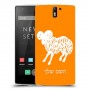 טלה כיסוי מגן קשיח בעיצוב אישי עם השם שלך ל OnePlus One יחידה אחת סקרין מובייל