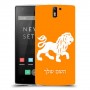 אריה כיסוי מגן קשיח בעיצוב אישי עם השם שלך ל OnePlus One יחידה אחת סקרין מובייל