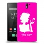 אישה אהבה כיסוי מגן קשיח בעיצוב אישי עם השם שלך ל OnePlus One יחידה אחת סקרין מובייל