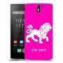 אריה כיסוי מגן קשיח בעיצוב אישי עם השם שלך ל OnePlus One יחידה אחת סקרין מובייל