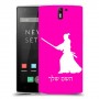 סמוראי כיסוי מגן קשיח בעיצוב אישי עם השם שלך ל OnePlus One יחידה אחת סקרין מובייל